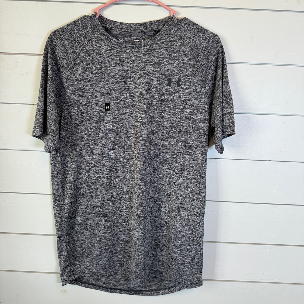 Under Armour the Tech Tee gray weathered women's size small NWT‎
